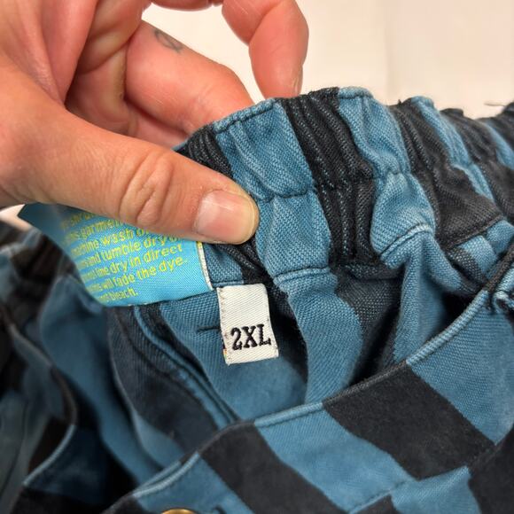 Big Bud Press Striped Work Pants Women's 2XL Boho Indie Twee - Picture 6 of 11